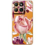 Прозорий чохол BoxFace Moto Edge 60 Fusion Rose