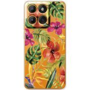 Прозорий чохол BoxFace Moto Edge 60 Fusion Tropical Flowers