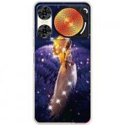 Чохол зі стразами Nubia Music 2 Girl with Umbrella