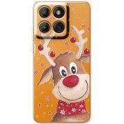 Прозорий чохол BoxFace Moto Edge 60 Pro Winter Deer
