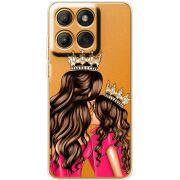 Прозорий чохол BoxFace Moto Edge 60 Pro Queen and Princess