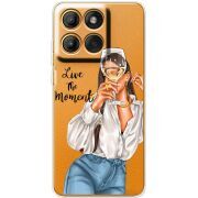 Прозорий чохол BoxFace Moto Edge 60 Pro Live The Moment