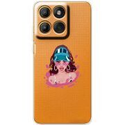 Прозорий чохол BoxFace Moto Edge 60 Pro Selena Gomez