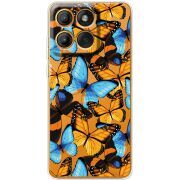 Прозорий чохол BoxFace Moto Edge 60 Pro Butterfly Morpho