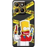 Чорний чохол BoxFace Moto Edge 60 Pro White Bart