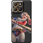 Чорний чохол BoxFace Moto Edge 60 Pro Happy Harley Quinn