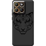 Чорний чохол BoxFace Moto Edge 60 Pro Tiger