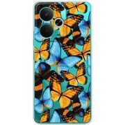 Прозорий чохол BoxFace Realme 14T Butterfly Morpho