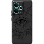 Чорний чохол BoxFace Realme 14T Eye