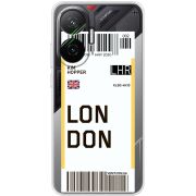 Прозорий чохол BoxFace Poco F7 Ticket London