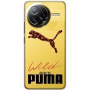Прозорий чохол BoxFace Poco F7 Ultra Wild Cat