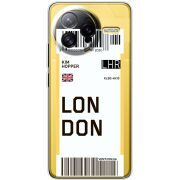 Прозорий чохол BoxFace Poco F7 Ultra Ticket London