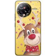 Прозорий чохол BoxFace Poco F7 Ultra Winter Deer