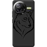 Чорний чохол BoxFace Poco F7 Ultra Wolf