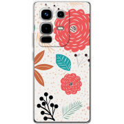Чохол BoxFace Infinix Note 50 Line Flowers