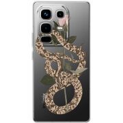 Прозорий чохол BoxFace Infinix Note 50 Glamor Snake