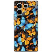 Прозорий чохол BoxFace Infinix Note 50 Butterfly Morpho