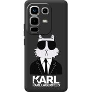 Чорний чохол BoxFace Infinix Note 50 Cat in Black