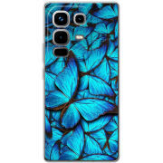Чохол BoxFace Infinix Note 50 Pro лазурные бабочки