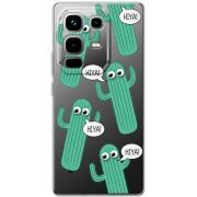 Прозорий чохол BoxFace Infinix Note 50 Pro с 3D-глазками HIYA