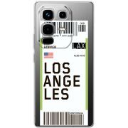 Прозорий чохол BoxFace Infinix Note 50 Pro Ticket Los Angeles