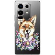 Прозорий чохол BoxFace Infinix Note 50 Pro Winking Fox