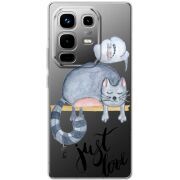 Прозорий чохол BoxFace Infinix Note 50 Pro Just Love