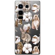 Прозорий чохол BoxFace Infinix Note 50 Pro Cotton and Rabbits