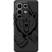 Чорний чохол BoxFace Infinix Note 50 Pro Grizzly Bear