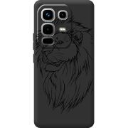 Чорний чохол BoxFace Infinix Note 50 Pro Lion