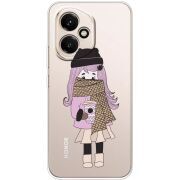 Прозорий чохол BoxFace Honor 400 Winter Morning Girl