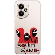 Прозорий чохол BoxFace Honor 400 siquid game люди в красном