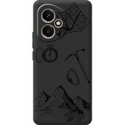 Чорний чохол BoxFace Honor 400 Mountains