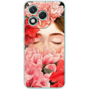 Чохол BoxFace Honor 400 Lite Girl in Flowers