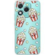 Прозорий чохол BoxFace Honor 400 Lite с 3D-глазками Popcorn