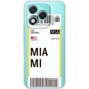 Прозорий чохол BoxFace Honor 400 Lite Ticket Miami