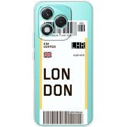 Прозорий чохол BoxFace Honor 400 Lite Ticket London