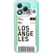 Прозорий чохол BoxFace Honor 400 Lite Ticket Los Angeles