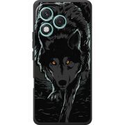 Чорний чохол BoxFace Honor 400 Lite Wolf