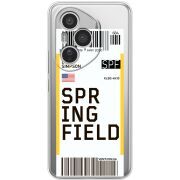Прозорий чохол BoxFace Honor 400 Pro Ticket Springfield