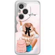 Прозорий чохол BoxFace Honor 400 Pro Travel Girl