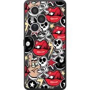 Чорний чохол BoxFace Honor 400 Pro Rock Graffiti