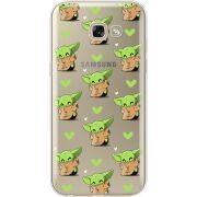 Прозрачный чехол Uprint Samsung A520 Galaxy A5 2017 Pattern Baby Yoda