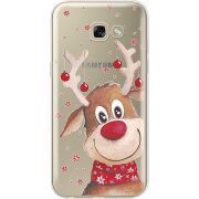 Прозрачный чехол Uprint Samsung A520 Galaxy A5 2017 Winter Deer