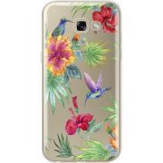 Прозрачный чехол Uprint Samsung A520 Galaxy A5 2017 Tropical