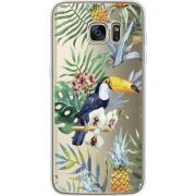 Прозрачный чехол Uprint Samsung G935 Galaxy S7 Edge Tucan