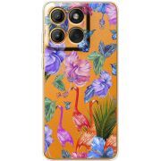 Прозорий чохол BoxFace Motorola Moto G86 Flamingo