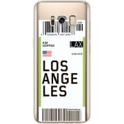 Прозрачный чехол Uprint Samsung G950 Galaxy S8 Ticket Los Angeles