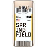Прозрачный чехол Uprint Samsung G950 Galaxy S8 Ticket Springfield