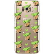 Прозрачный чехол Uprint Samsung G950 Galaxy S8 Pattern Baby Yoda